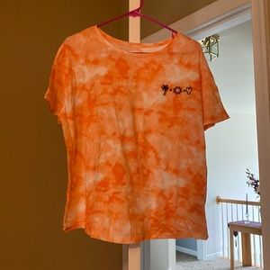 Old Navy Embroidered Tie-dye T-shirt